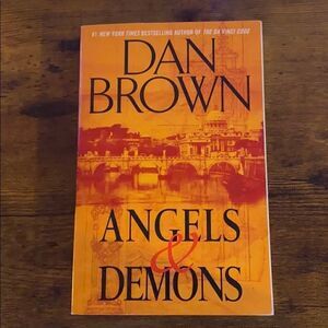 3 For $25 Dan Brown Angels & Demons Thriller Book